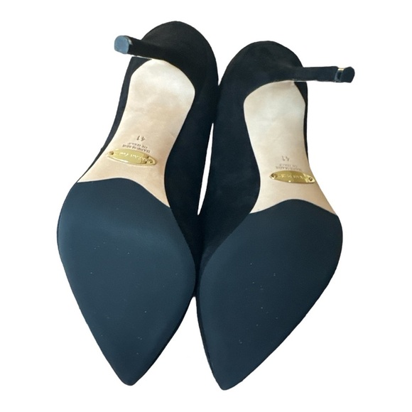 Sarah Flint Perfect Pump 100 in Black Suede Size 41/ US 10 New With Box - Picture 10 of 15